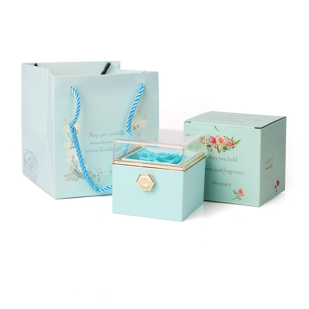 Romantic Magic Box: Auto-Pop Ring/Necklace Surprise Gift for Her