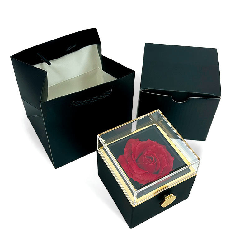 Romantic Magic Box: Auto-Pop Ring/Necklace Surprise Gift for Her