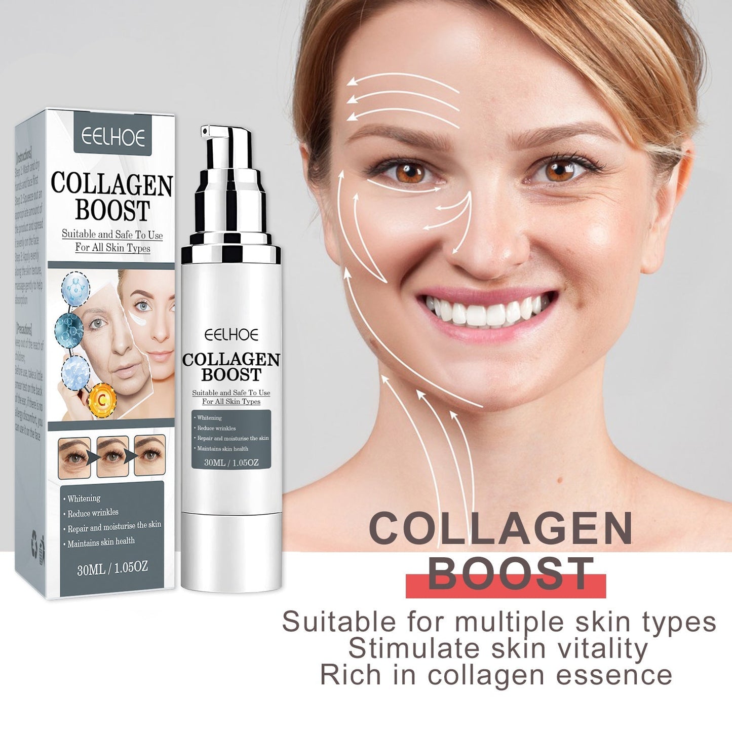 Last Day Promotion 70% OFF - 🔥2023 New Collagen Boost Permanent  Anti-Aging Serum